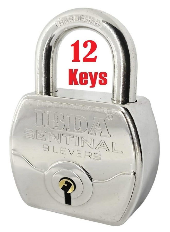 IBDA High Security Steel Body Lock with 12 Keys | Auto Lock for Home, Shutter, Gate, Door & More - Image 1